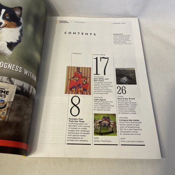 National Geographic January 2023 Living Longer and Better Saving Manatees Skateb - Picture 3 of 11